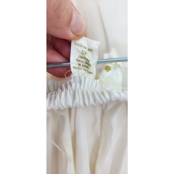 NEW‎ Deadstock Vintage Gold Label Victoria Secret Set White Bridal Oversized XS - Picture 16 of 16